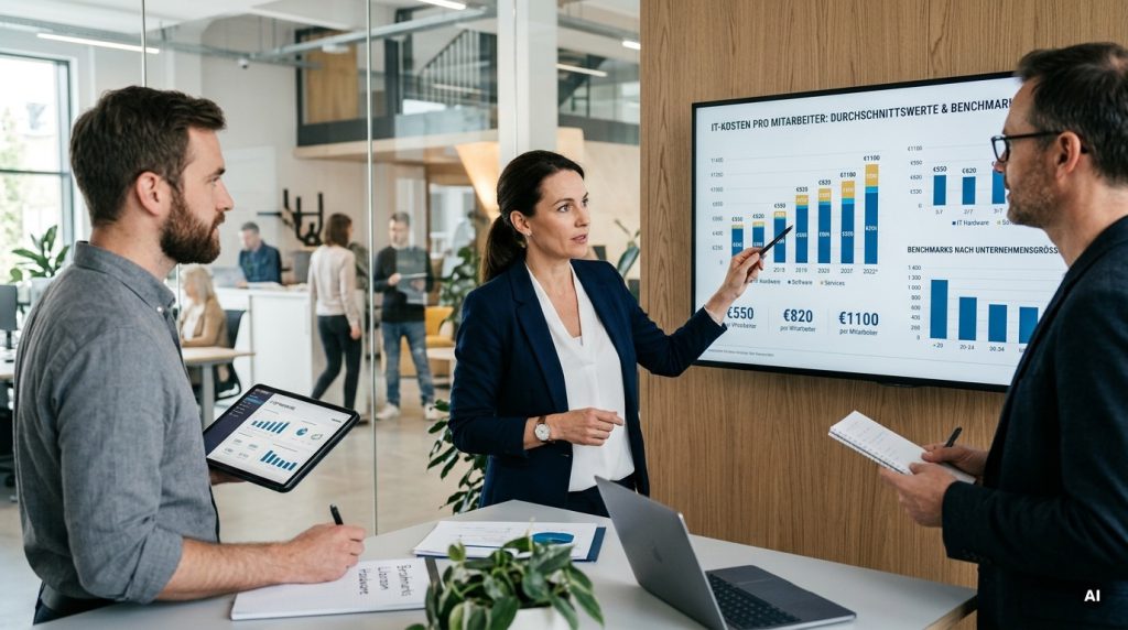 IT-Kosten pro Mitarbeiter: Durchschnittswerte, Benchmarks und Optimierung